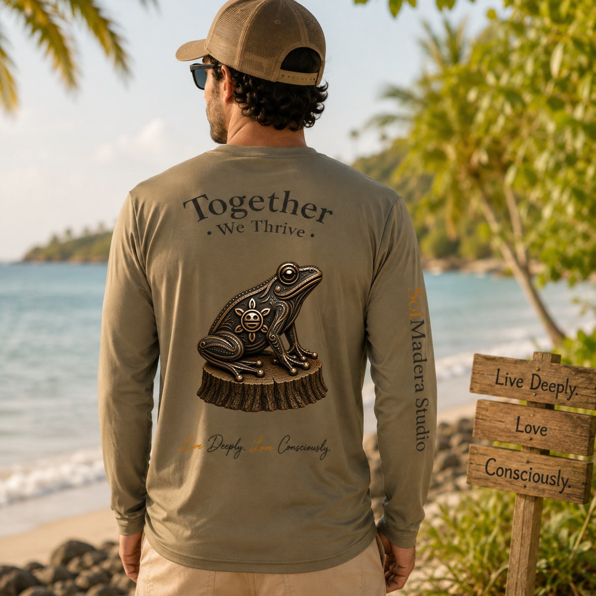 Together We Thrive — Coquí Performance Long Sleeve Shirt