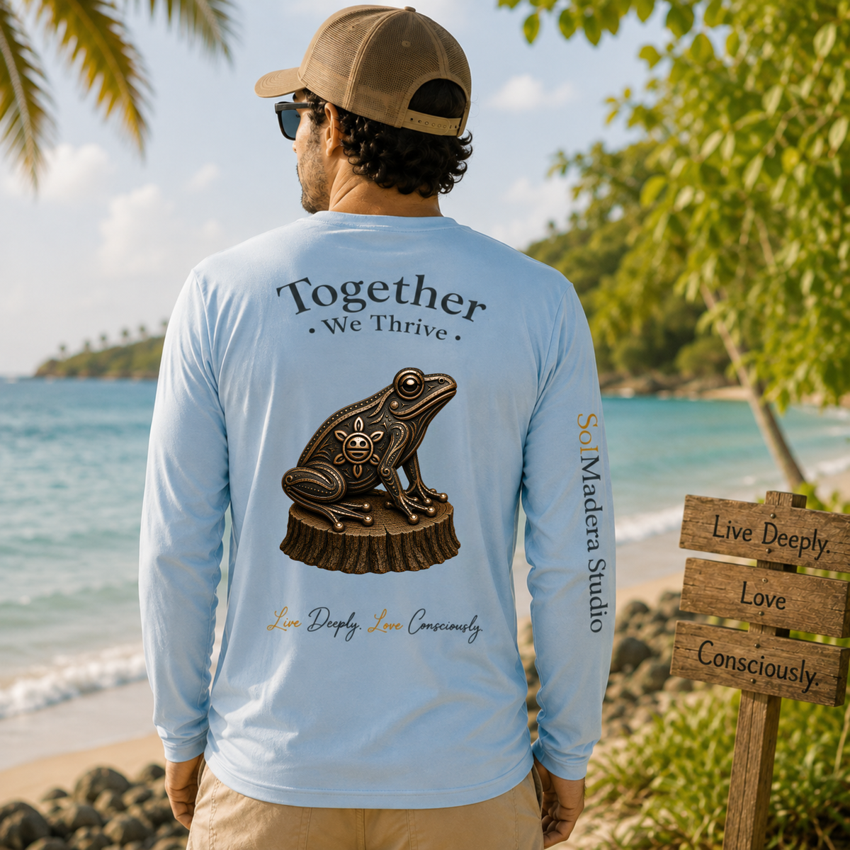 Together We Thrive — Coquí Performance Long Sleeve Shirt
