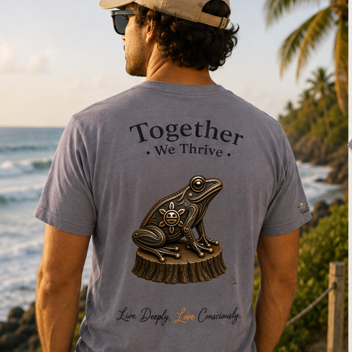 Together We Thrive — Coquí Cotton T-Shirt