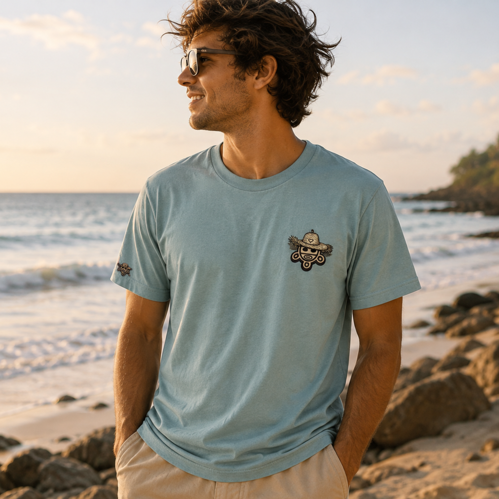 Patience Leads the Way — Sea Turtle Cotton T-Shirt