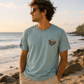 Patience Leads the Way — Sea Turtle Cotton T-Shirt