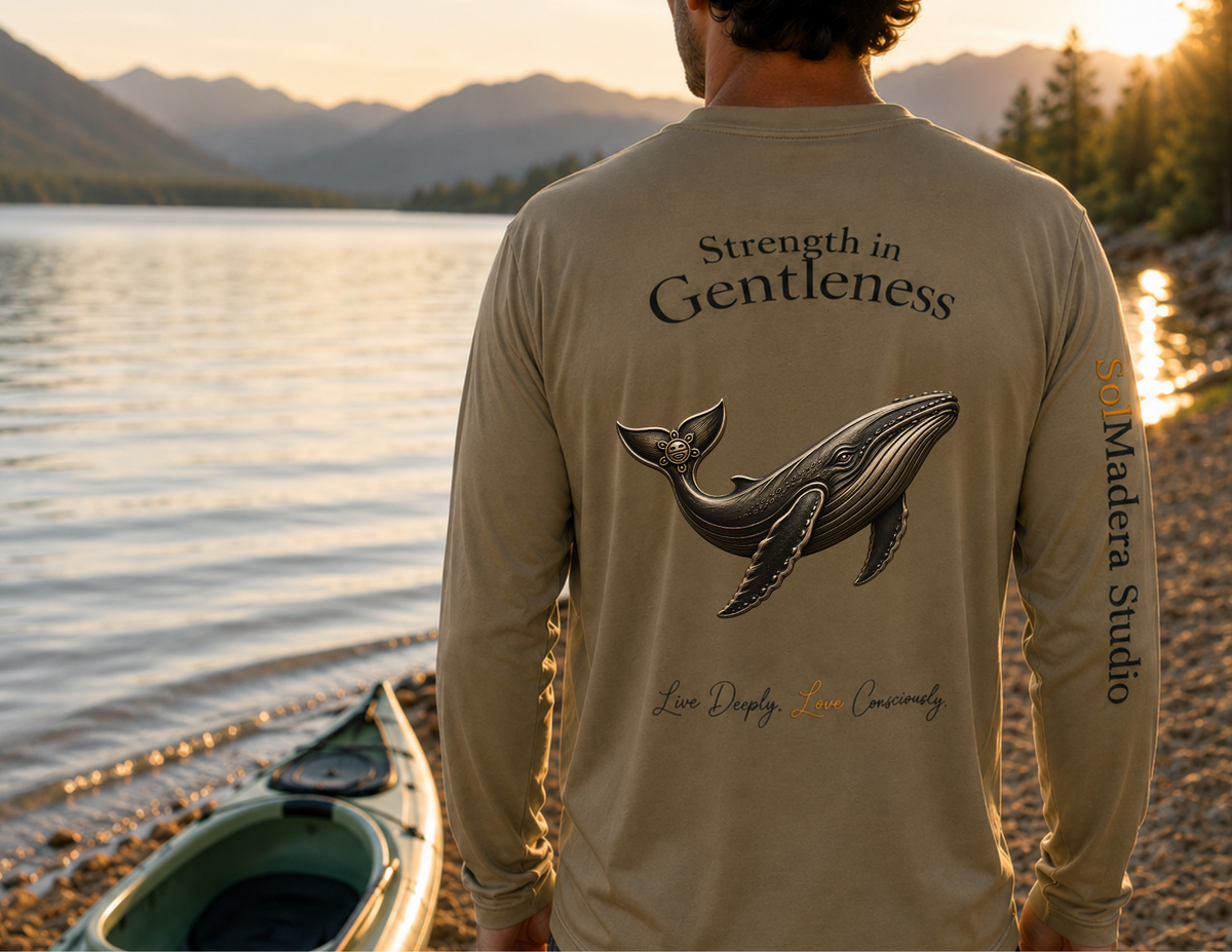 Strength in Gentleness — Whale Performance Long Sleeve Shirt