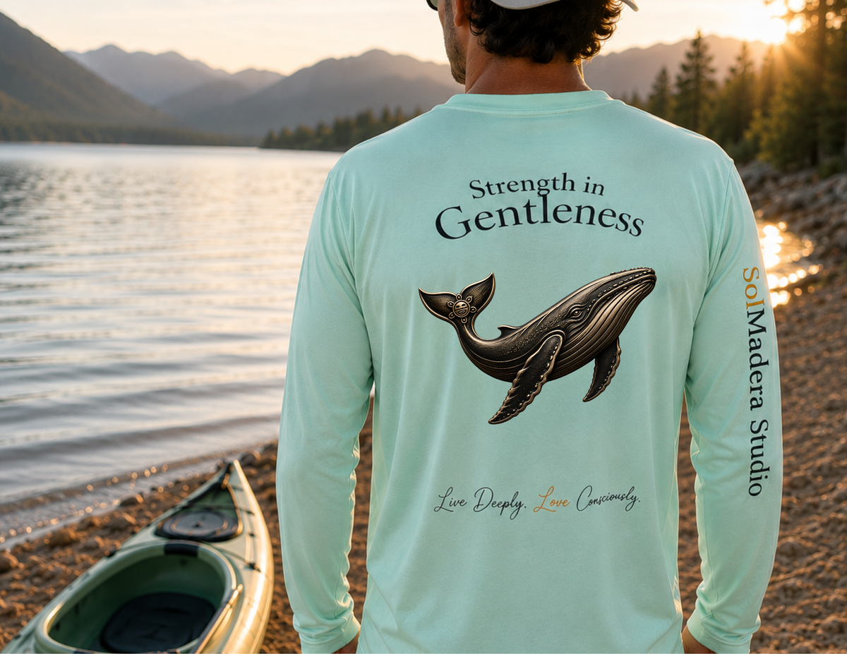 Strength in Gentleness — Whale Performance Long Sleeve Shirt